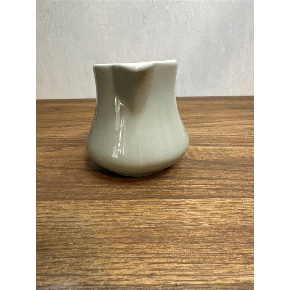 SHENANGO CHINA Inca Ware Creamer Syrup Pitcher Restaurant Ware Beige Vintage - Picture 4 of 8